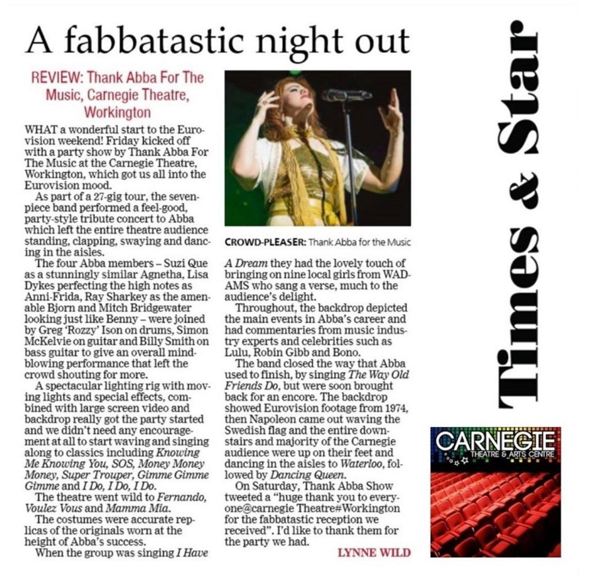 Review - Thank ABBA For The Music - Workington 13052016.jpg